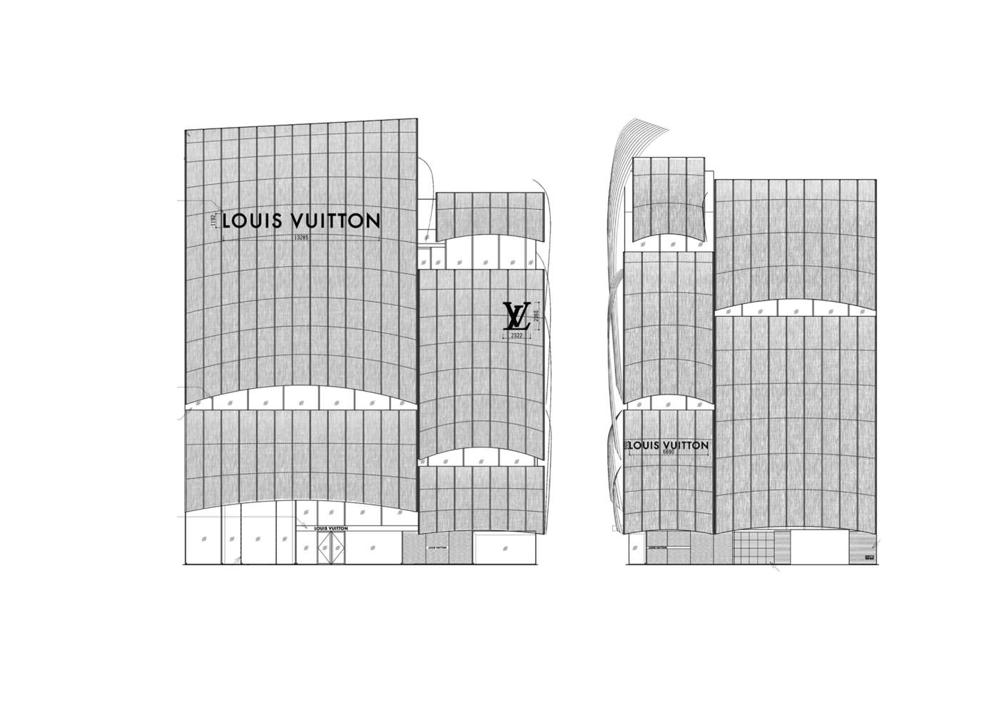 Gallery of Louis Vuitton Maison Osaka Midosuji, Aoki & Shinagawa +  Associates